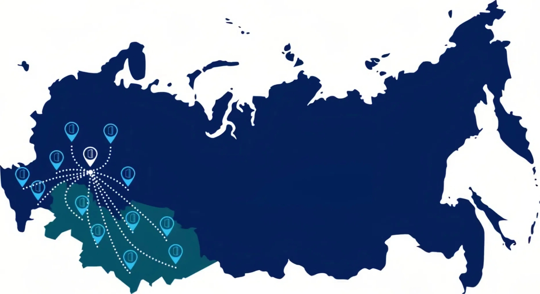 География поставок БКС